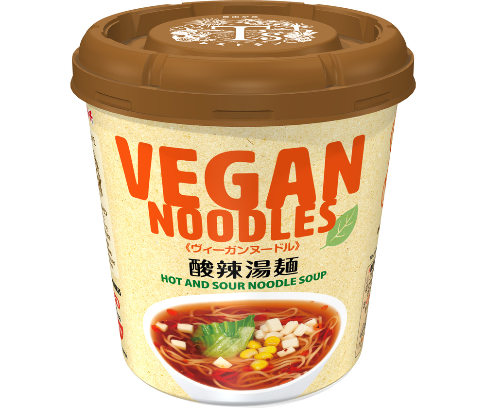 Yamadai Vegan Hot and Sour Soup Noodles